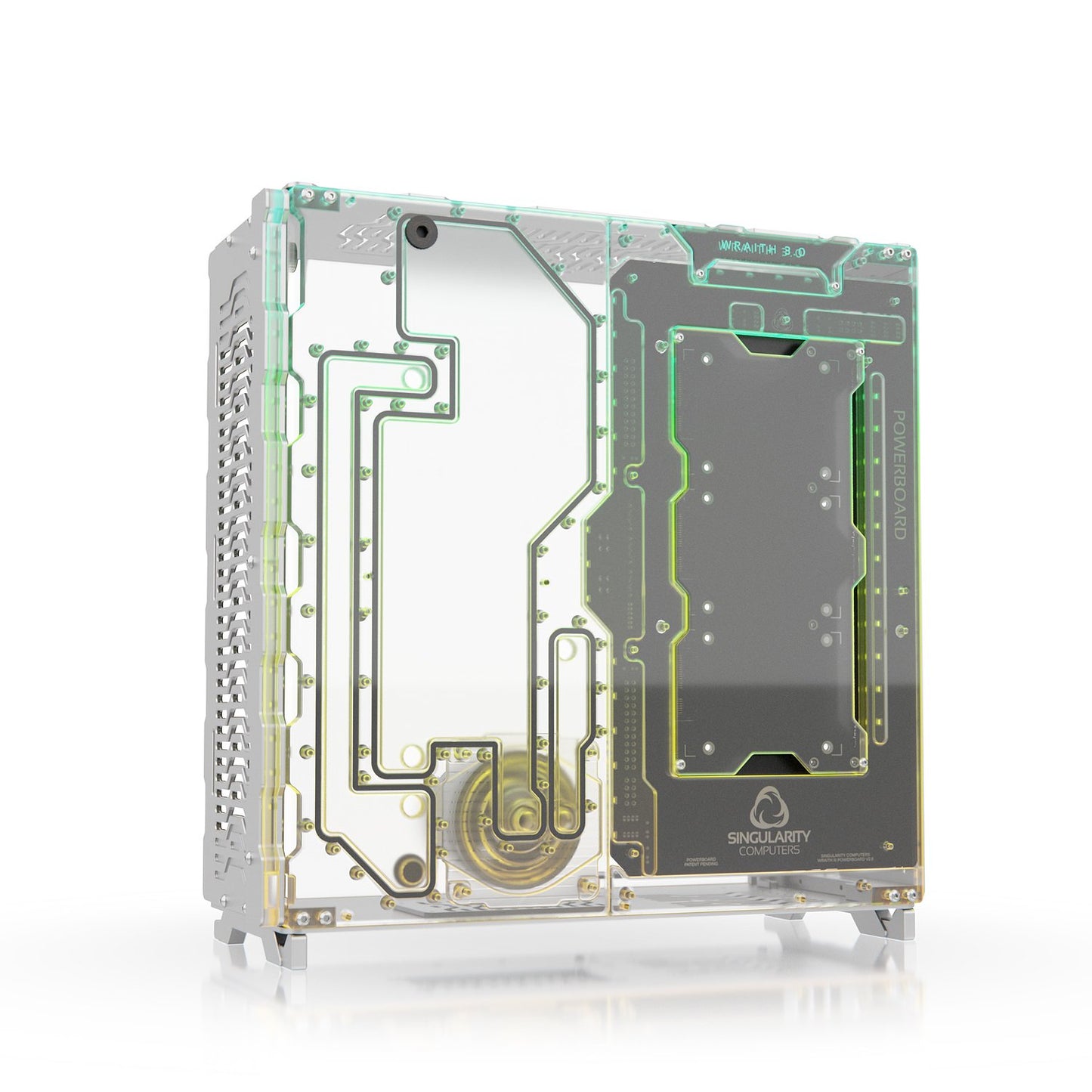 Singularity Computers Wraith 3.0 Silver ITX Case Ordinary Cooling Gear