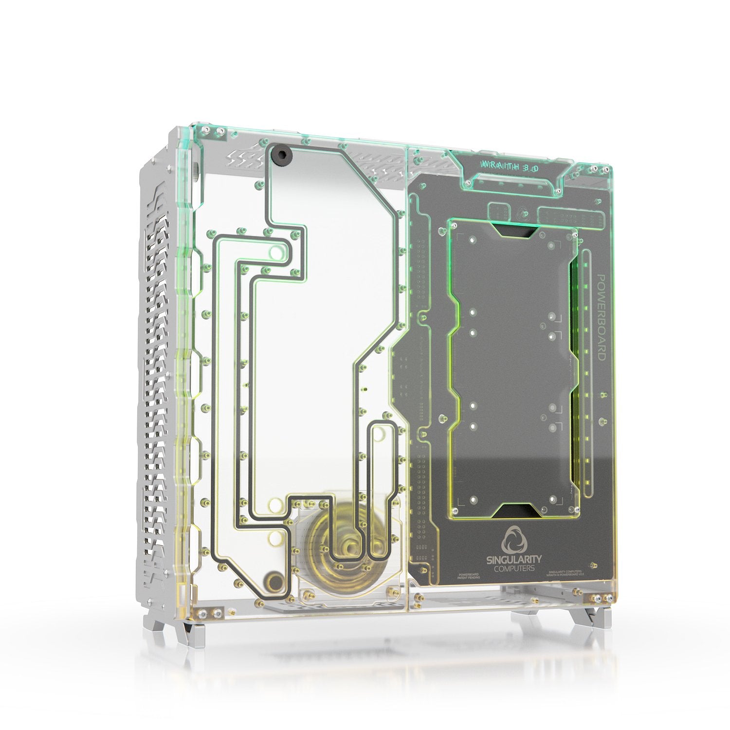 Singularity Computers Wraith 3.0 Silver ITX Case Ordinary Cooling Gear