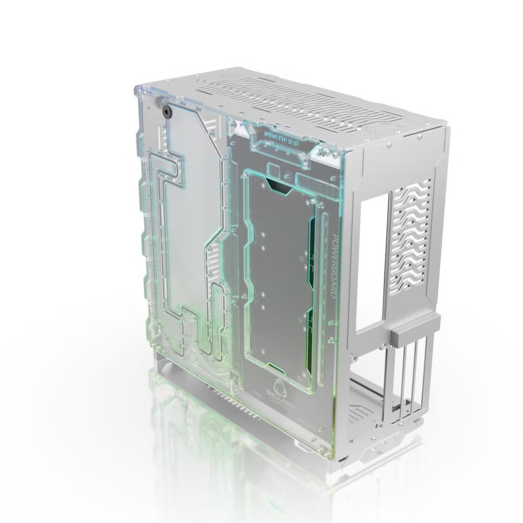 Singularity Computers Wraith 3.0 Silver ITX Case Ordinary Cooling Gear