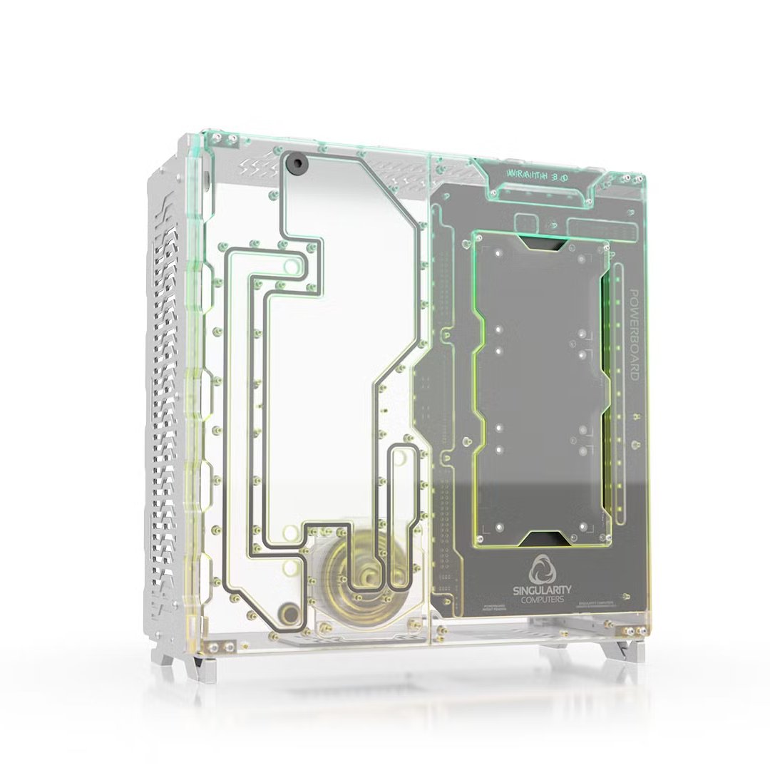 Singularity Computers Wraith 3.0 Silver ITX Case Ordinary Cooling Gear