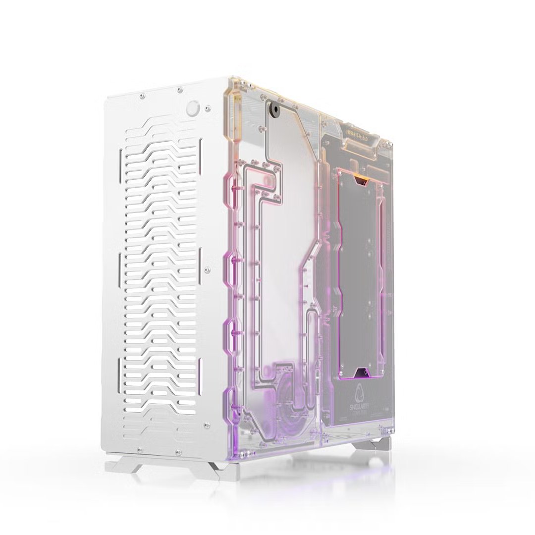 Singularity Computers Wraith 3.0 Silver ITX Case Ordinary Cooling Gear